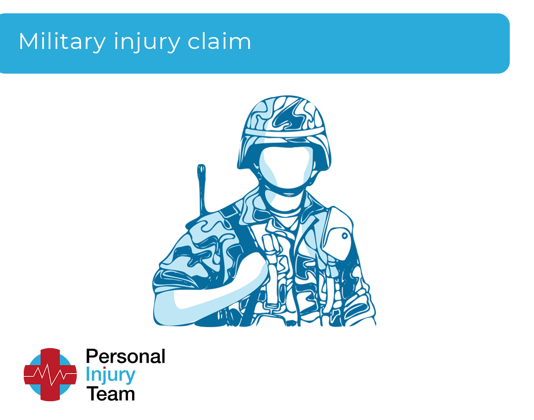 Military injury claims are for injuries experienced while on duty